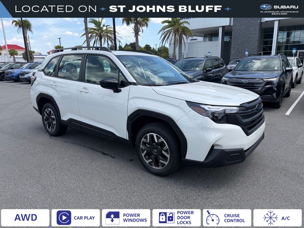 CRYSTAL WHITE PEARL 2026 Subaru Forester SUV / Crossover All-Wheel Drive Continuously Variable Transmission