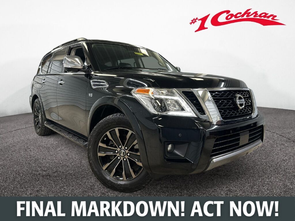 Super Black 2020 Nissan Armada SUV / Crossover Four-Wheel Drive 7-Speed Automatic