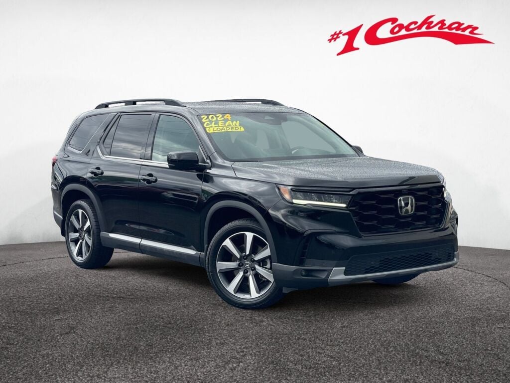 Crystal Black Pearl 2024 Honda Pilot SUV / Crossover All-Wheel Drive Automatic