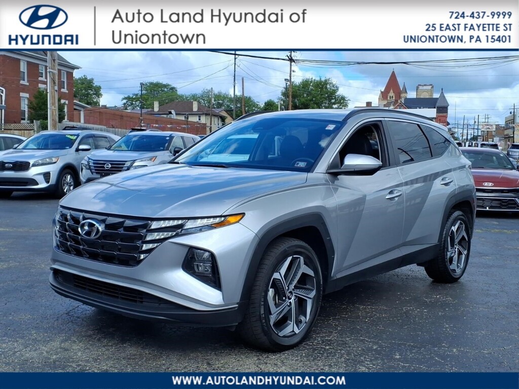 Shimmering Silver Metallic (r2t) 2023 Hyundai Tucson SUV / Crossover All-Wheel Drive 8-Speed Automatic