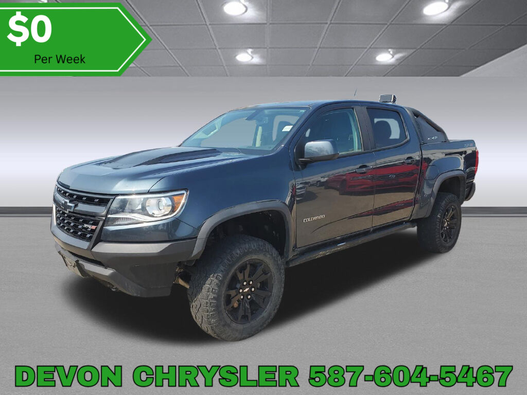 Gray 2019 Chevrolet Colorado Pickup Truck Four-Wheel Drive 8-Speed Automatic