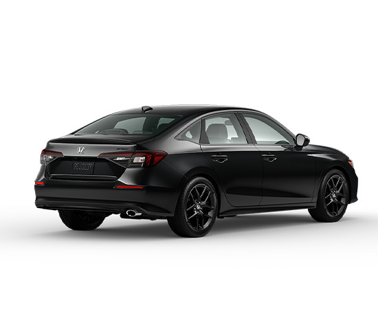 Crystal Black Pearl 2026 Honda Civic Sedan Front-Wheel Drive Continuously Variable Transmission