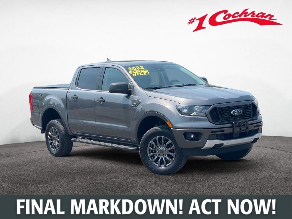 Carbonized Gray Metallic 2022 Ford Ranger Pickup Truck Four-Wheel Drive Automatic