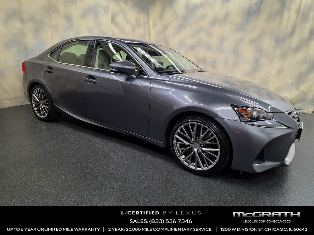 Nebula Gray Pearl 2020 Lexus IS Sedan All-Wheel Drive 6-Speed Automatic