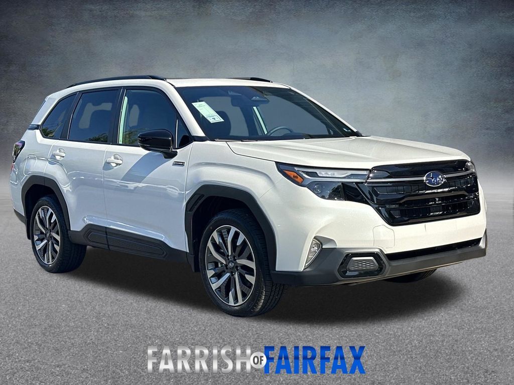 Crystal White Pearl 2026 Subaru Forester Hybrid SUV / Crossover All-Wheel Drive Continuously Variable Transmission
