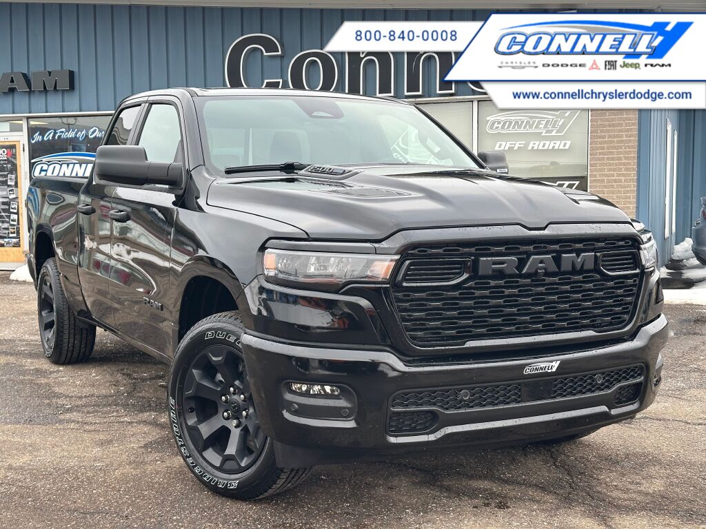 DIAMOND BLACK CRYSTAL PEARL 2026 RAM 1500 Pickup Truck Four-Wheel Drive 8-Speed Automatic