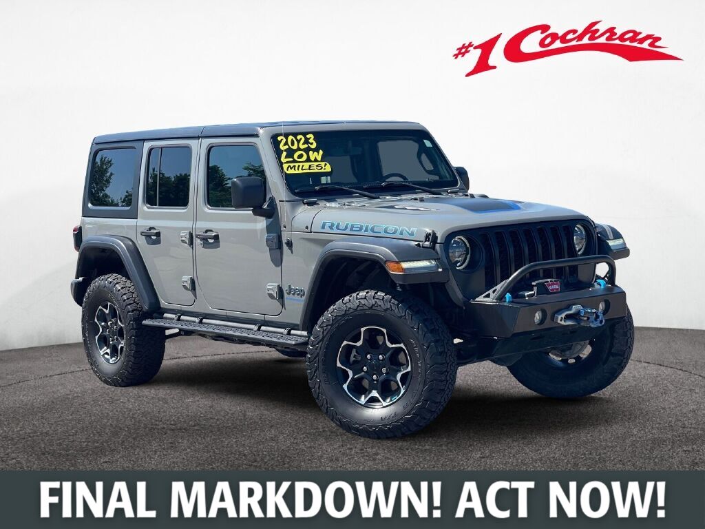 Sting-Gray Clearcoat 2023 Jeep Wrangler 4xe SUV / Crossover Four-Wheel Drive 8-Speed Automatic