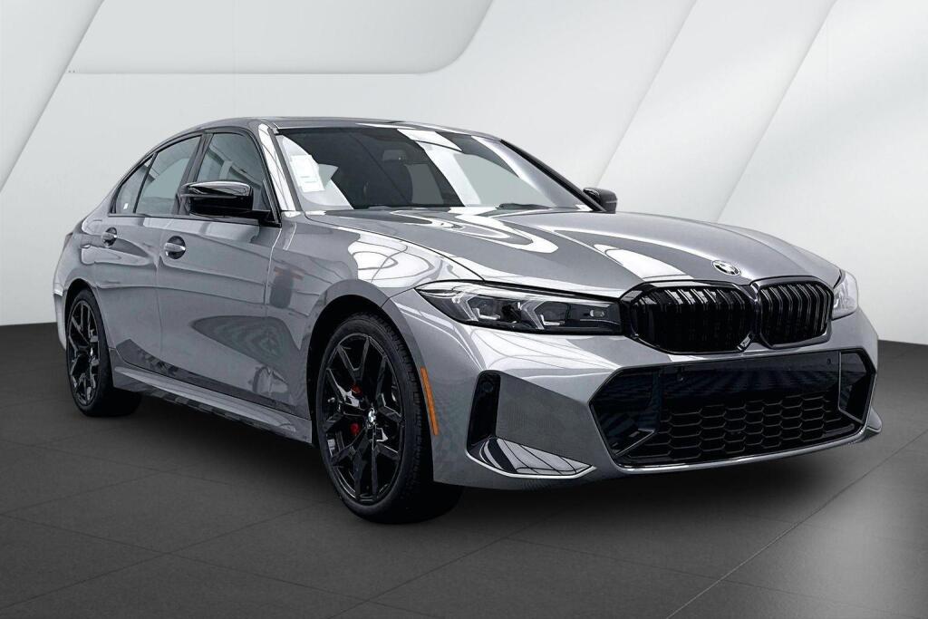 Gray (Skyscraper Grey Metallic) 2026 BMW 3 Series Sedan All-Wheel Drive Automatic