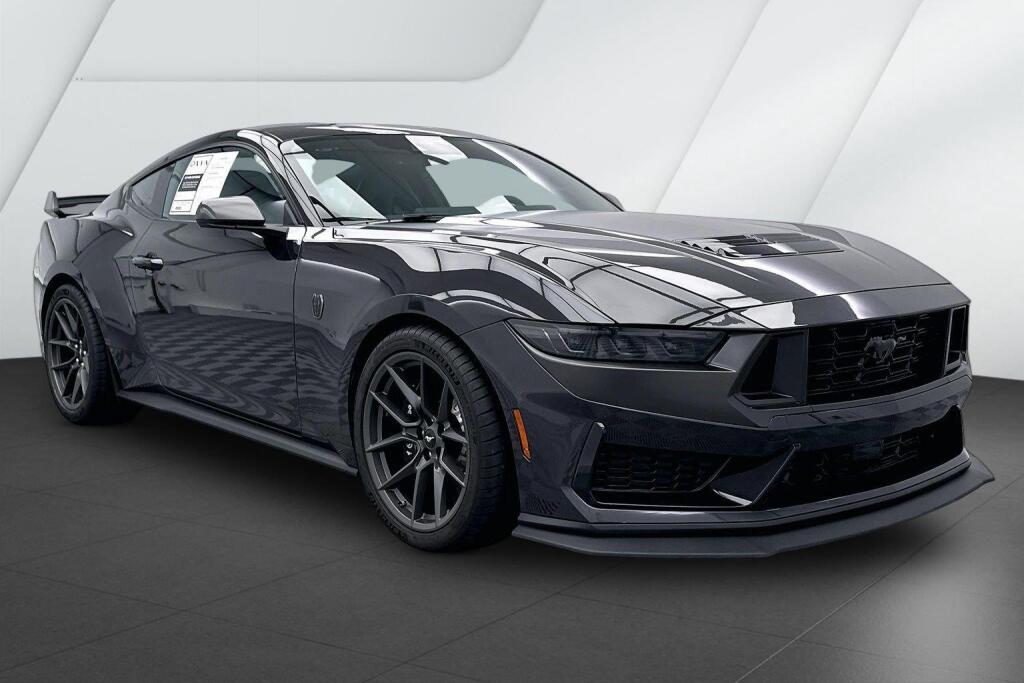 Dark Matter Gray Metallic 2024 Ford Mustang Coupe Rear-Wheel Drive Automatic