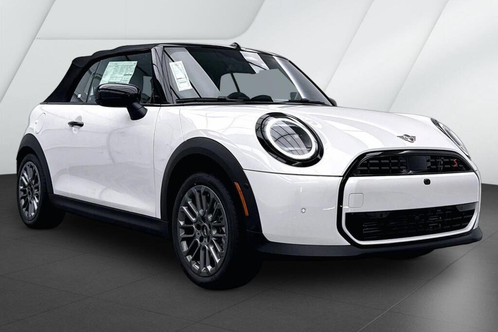 Nanuq White Metallic 2026 MINI Cooper Convertible Front-Wheel Drive 