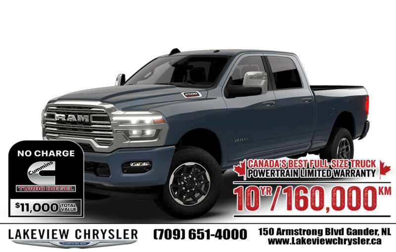 Forged Blue Metallic 2026 RAM 2500 Pickup Truck Four-Wheel Drive Automatic