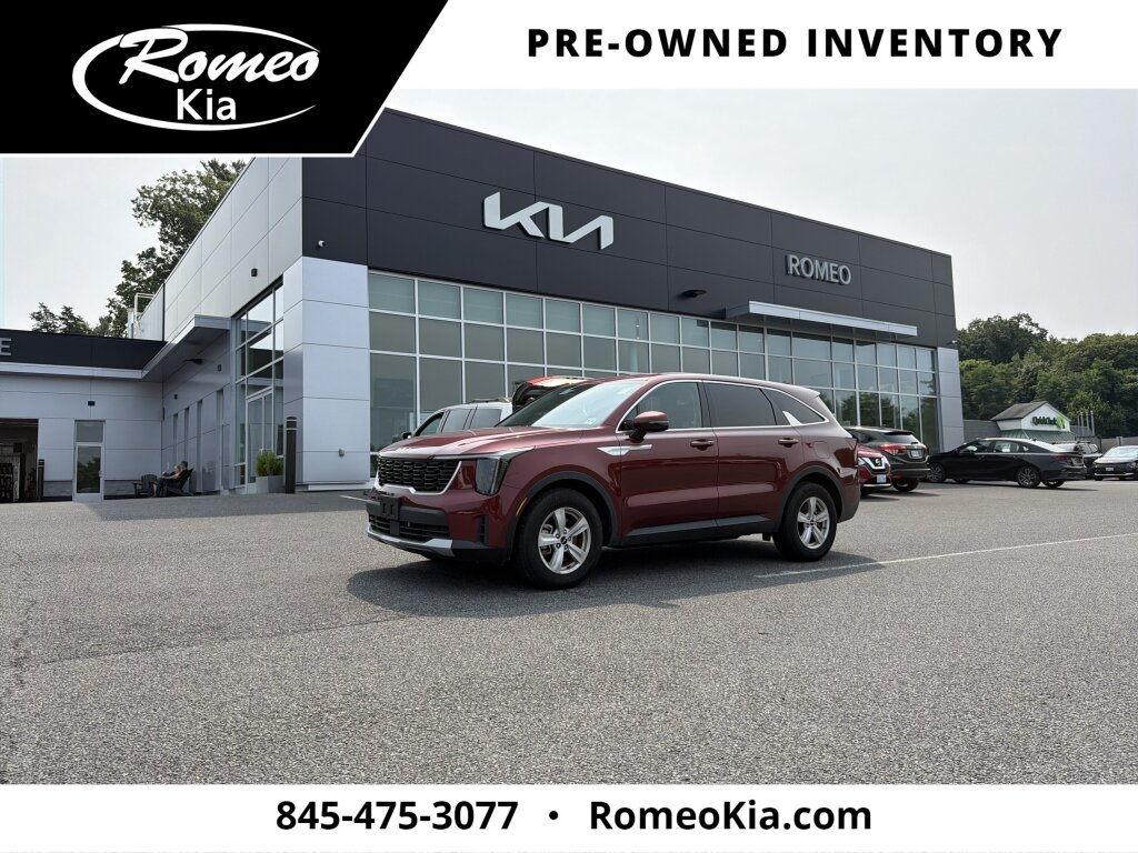 Dawning Red 2025 Kia Sorento SUV / Crossover Front-Wheel Drive 8-Speed Automatic Overdrive