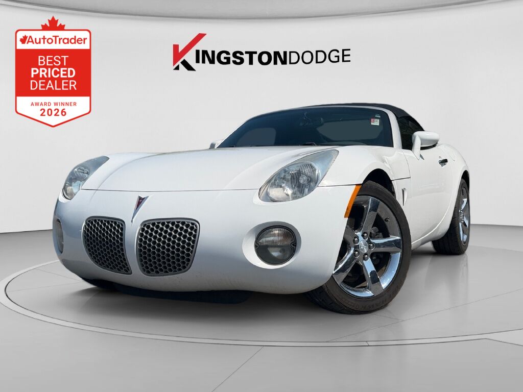 Summit White 2008 Pontiac Solstice Convertible Rear-Wheel Drive Automatic