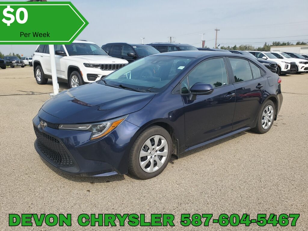 Blue 2021 Toyota Corolla Sedan Front-Wheel Drive Continuously Variable Transmission