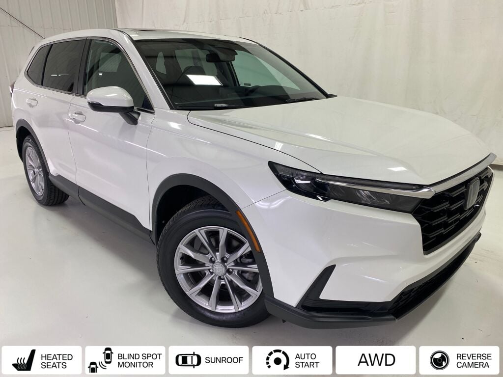 2024 Honda CR-V EX White at Spitzer Acura