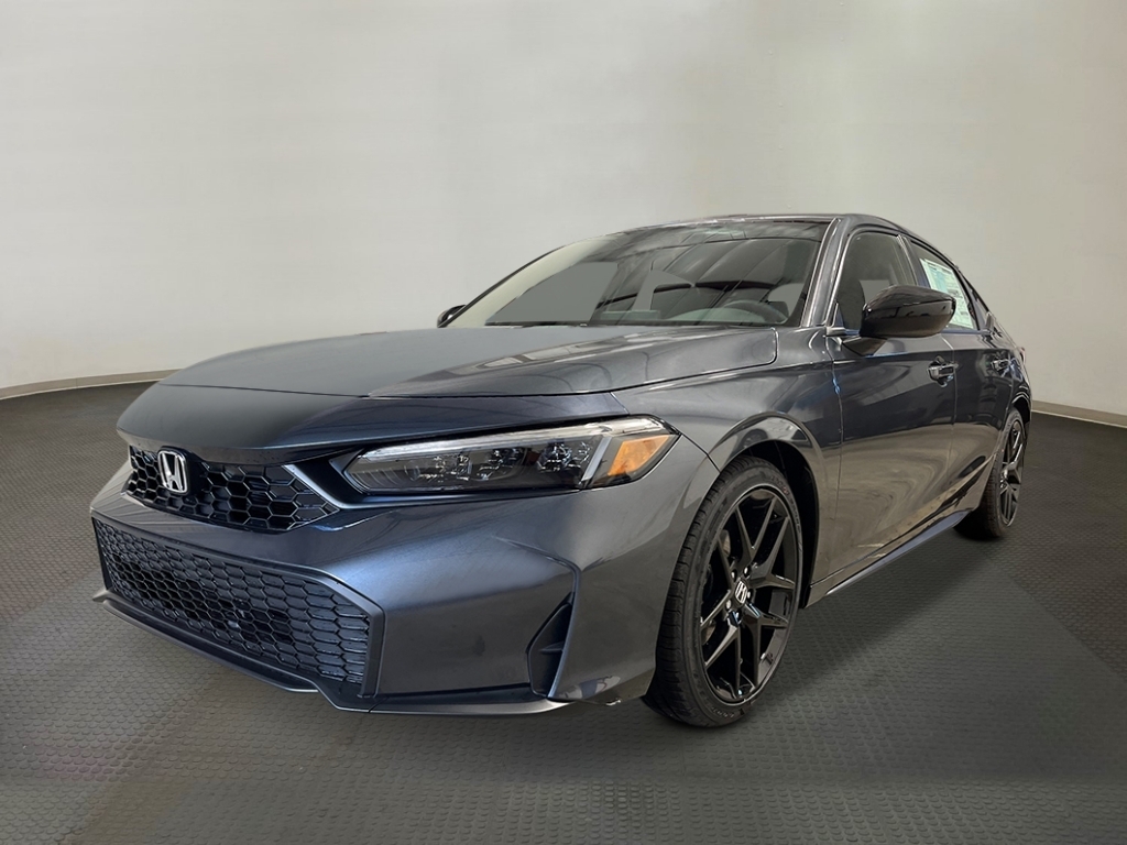 Meteorite Gray Metallic 2026 Honda Civic Hatchback Hatchback Front-Wheel Drive Continuously Variable Transmission