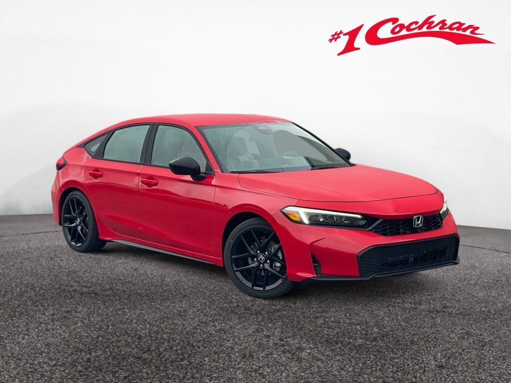 Rallye Red 2026 Honda Civic Hatchback Hatchback Front-Wheel Drive Continuously Variable Transmission