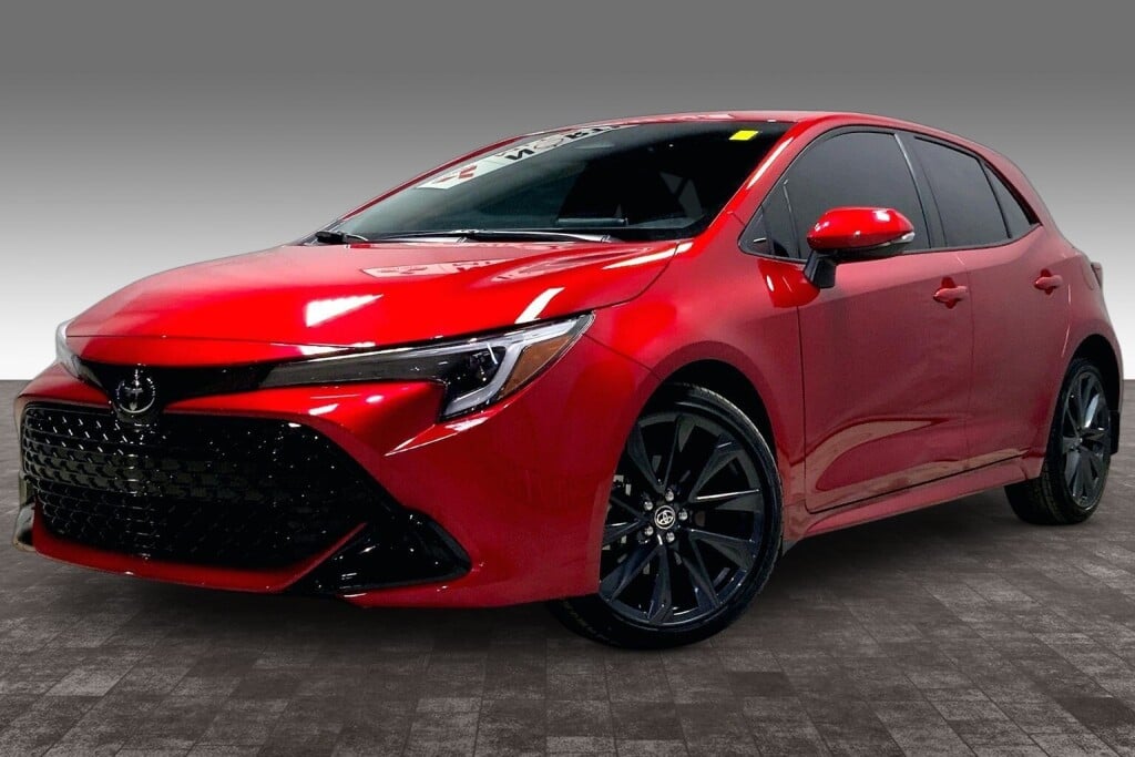 Red 2025 Toyota Corolla Hatchback Hatchback Automatic
