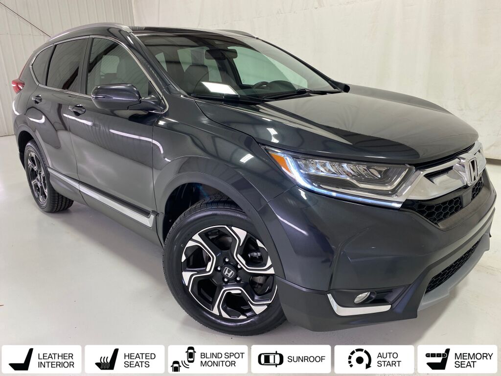 2018 Honda CR-V Touring Gunmetal Metallic at Rafferty Subaru