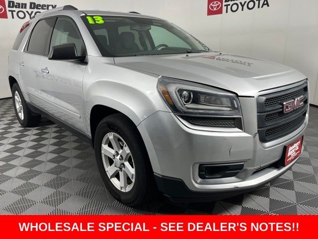 Quicksilver Metallic 2013 GMC Acadia SUV / Crossover All-Wheel Drive 6-Speed Automatic