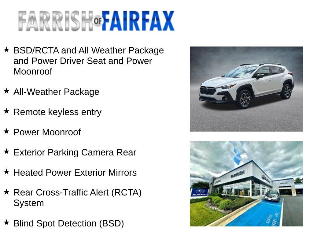 Crystal White Pearl 2026 Subaru Crosstrek SUV / Crossover All-Wheel Drive Continuously Variable Transmission