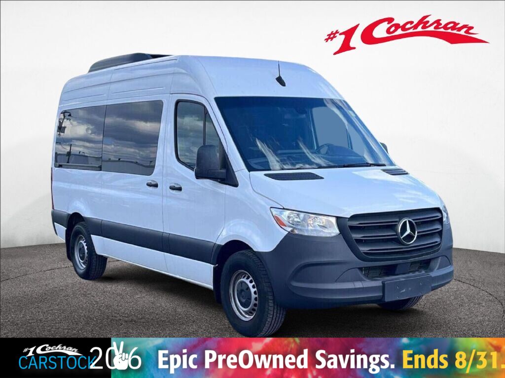 Arctic White 2024 Mercedes-Benz Sprinter Van Rear-Wheel Drive 9-Speed Automatic