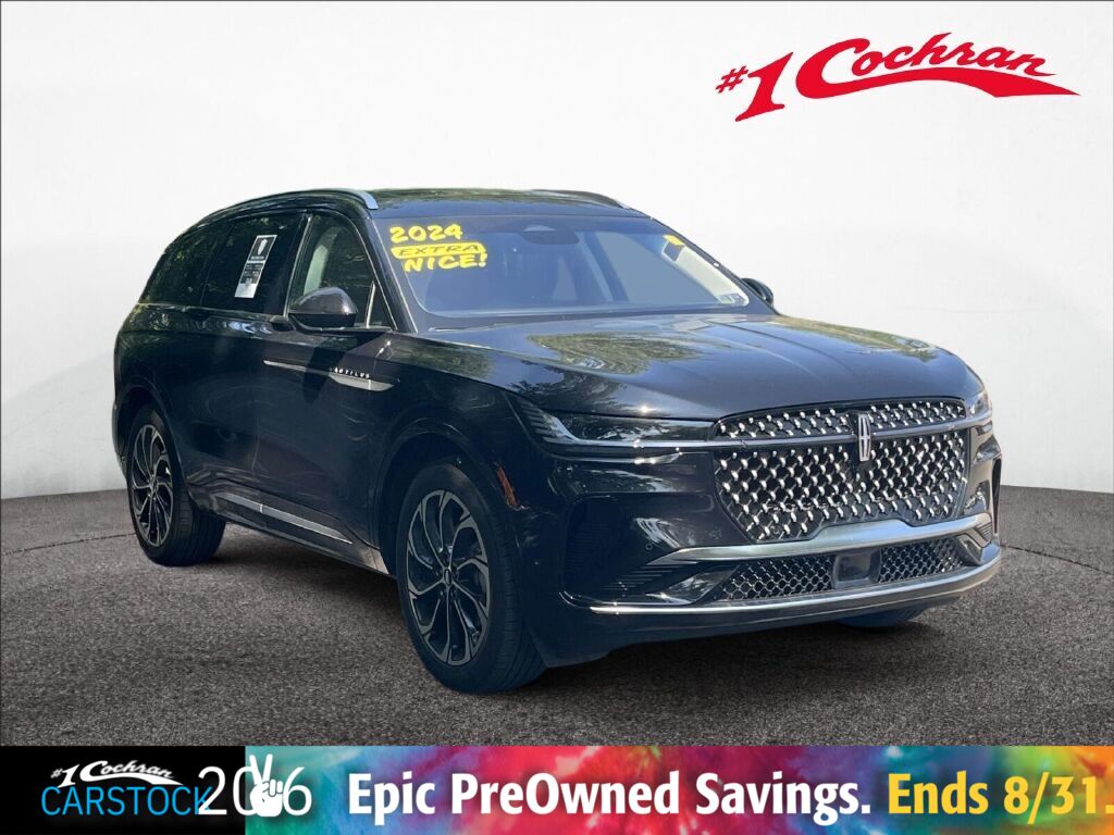 Infinite Black 2024 Lincoln Nautilus SUV / Crossover All-Wheel Drive Automatic