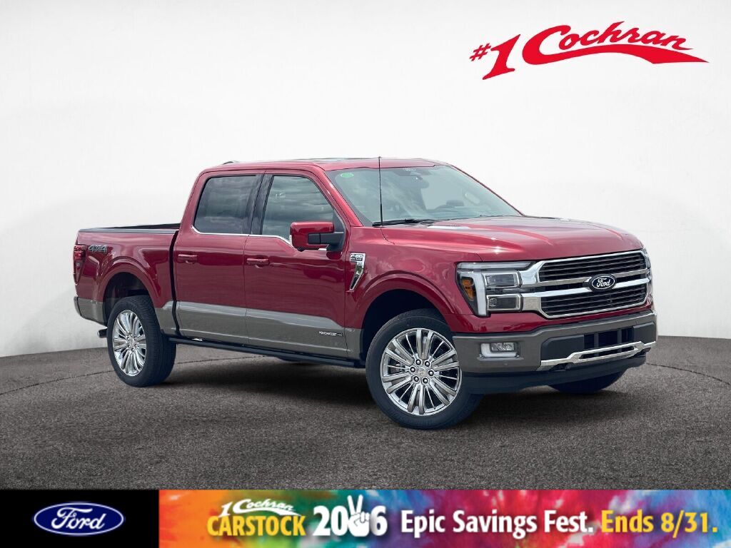 Ruby Red Metallic Tinted Clearcoat/Marsh Gray 2026 Ford F-150 Pickup Truck Four-Wheel Drive Automatic