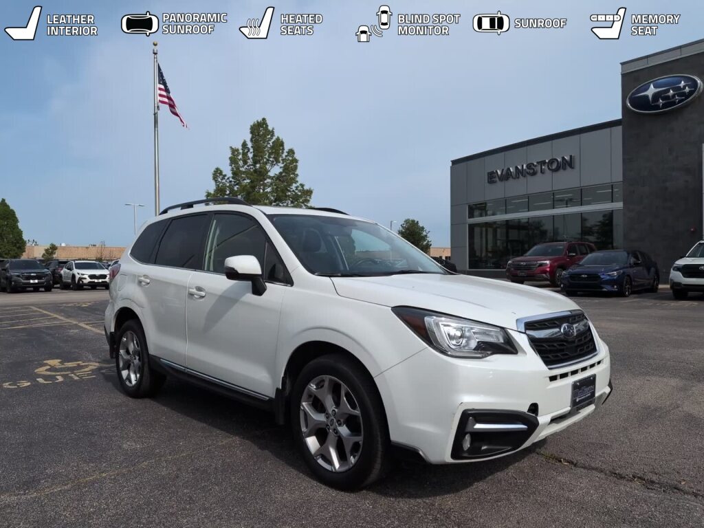 Crystal White Pearl 2017 Subaru Forester SUV / Crossover All-Wheel Drive Continuously Variable Transmission