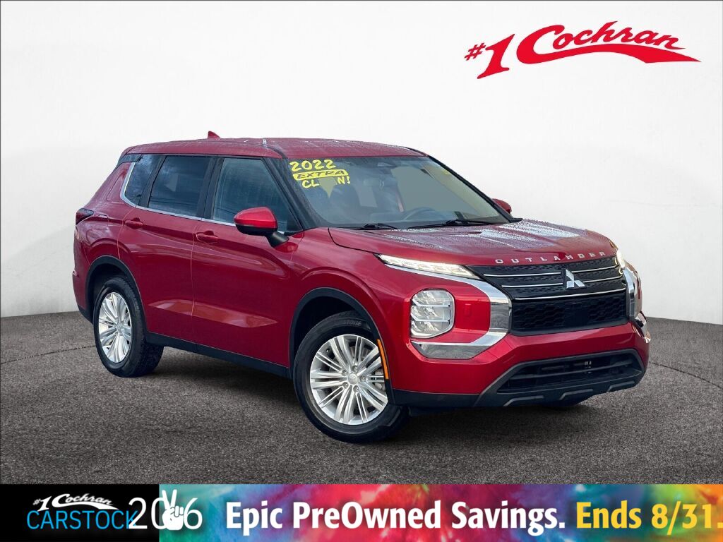 Red Diamond 2022 Mitsubishi Outlander SUV / Crossover All-Wheel Drive Continuously Variable Transmission