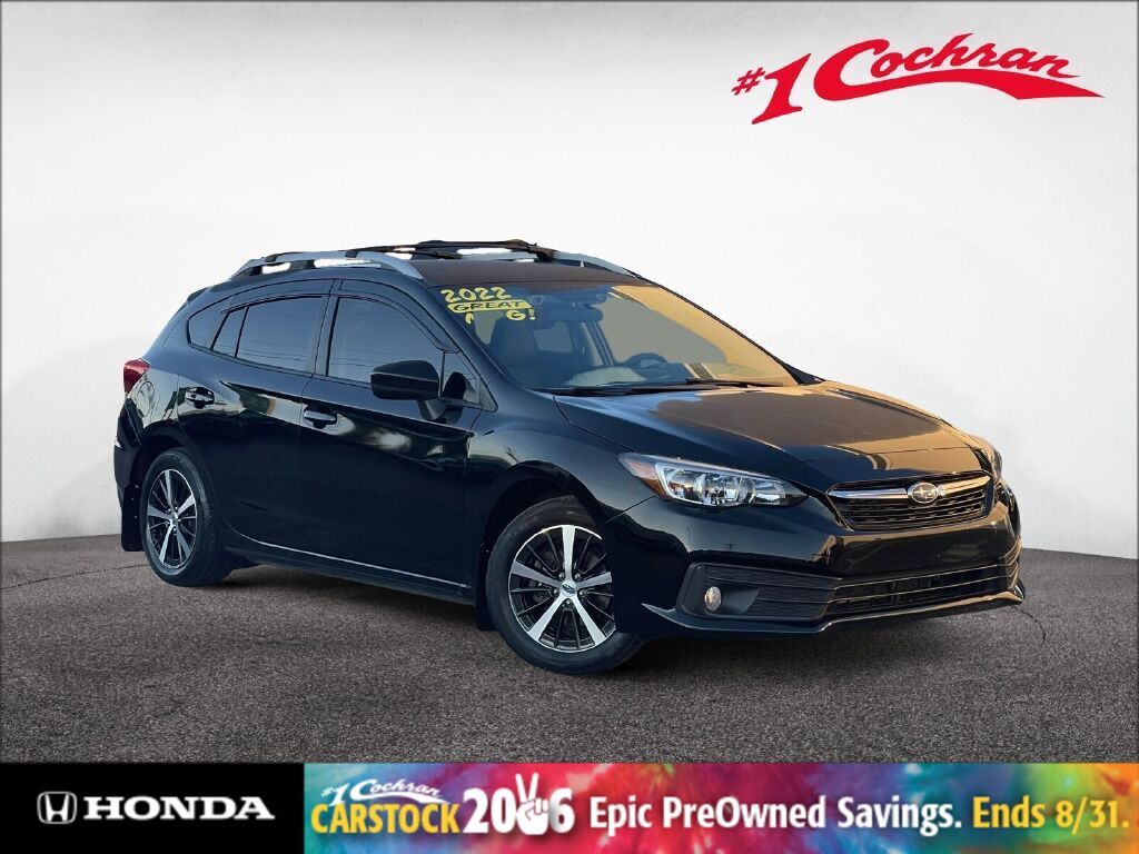 Crystal Black Silica 2022 Subaru Impreza Wagon All-Wheel Drive Continuously Variable Transmission