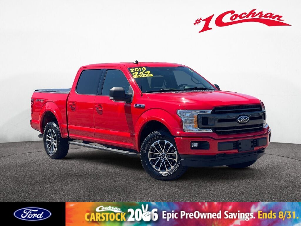 Race Red 2019 Ford F-150 Pickup Truck Four-Wheel Drive Automatic
