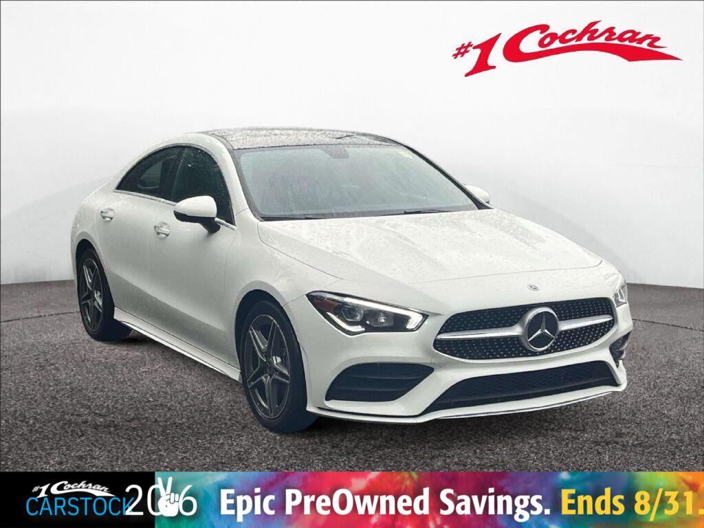 Polar White 2023 Mercedes-Benz CLA Coupe All-Wheel Drive 7-Speed Automatic
