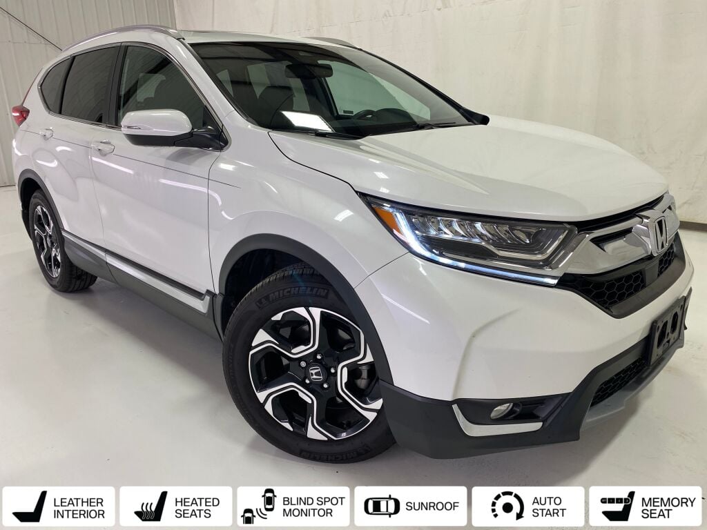 2019 Honda CR-V Touring White at Rafferty Subaru
