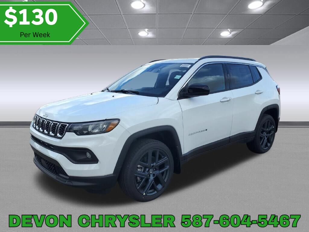 BRIGHT WHITE CLEAR COAT 2026 Jeep Compass SUV / Crossover Four-Wheel Drive 8-Speed Automatic