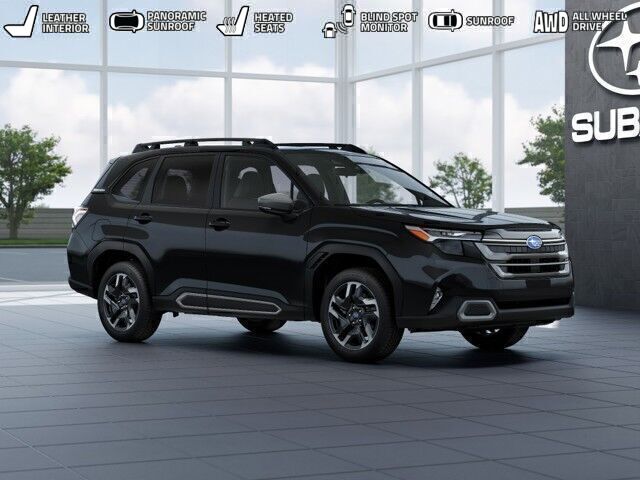 CRYSTAL BLACK SILICA 2026 Subaru Forester SUV / Crossover All-Wheel Drive Continuously Variable Transmission
