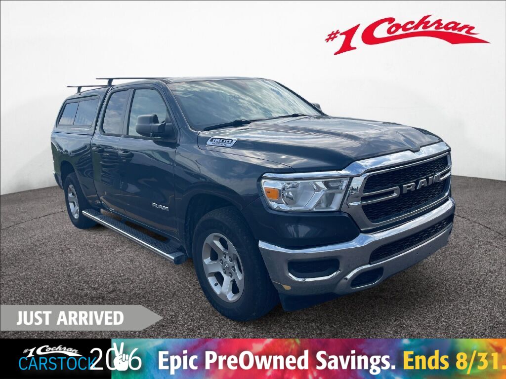 Gray (Maximum Steel Metallic Clearcoat) 2019 RAM 1500 Pickup Truck Four-Wheel Drive 8-Speed Automatic