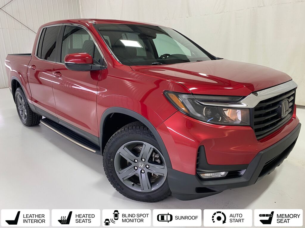 2023 Honda Ridgeline RTL Radiant Red Metallic II at Auto Express Mitsubishi