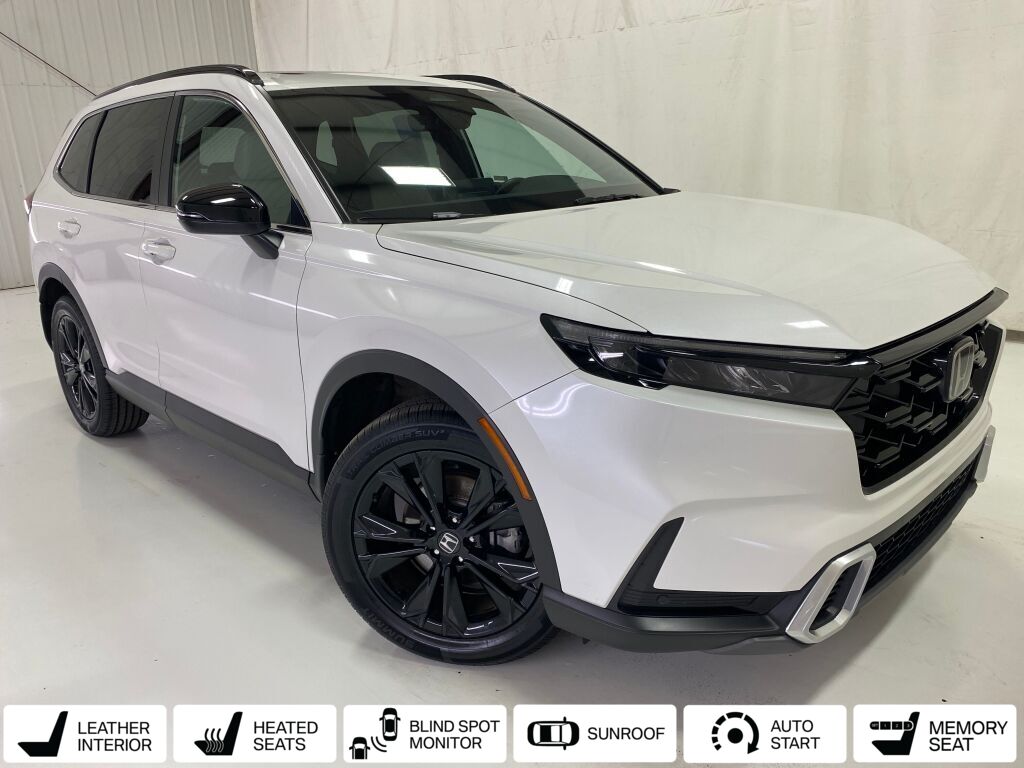 2024 Honda CR-V Hybrid Sport Touring Platinum White Pearl at Honda North