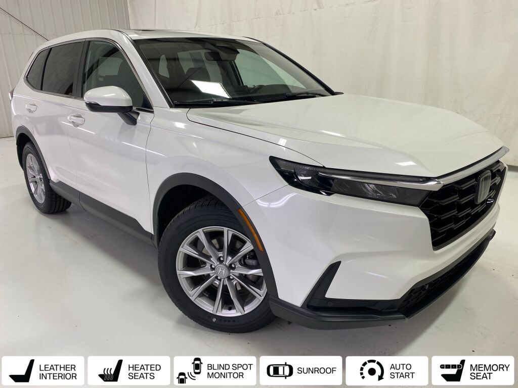 2025 Honda CR-V EX-L Platinum White Pearl at Spitzer Acura