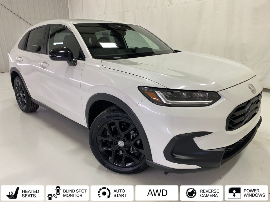 2025 Honda HR-V Sport Platinum White Pearl at Honda North