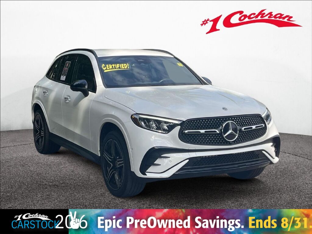 Polar White 2025 Mercedes-Benz GLC SUV / Crossover All-Wheel Drive 9-Speed Automatic