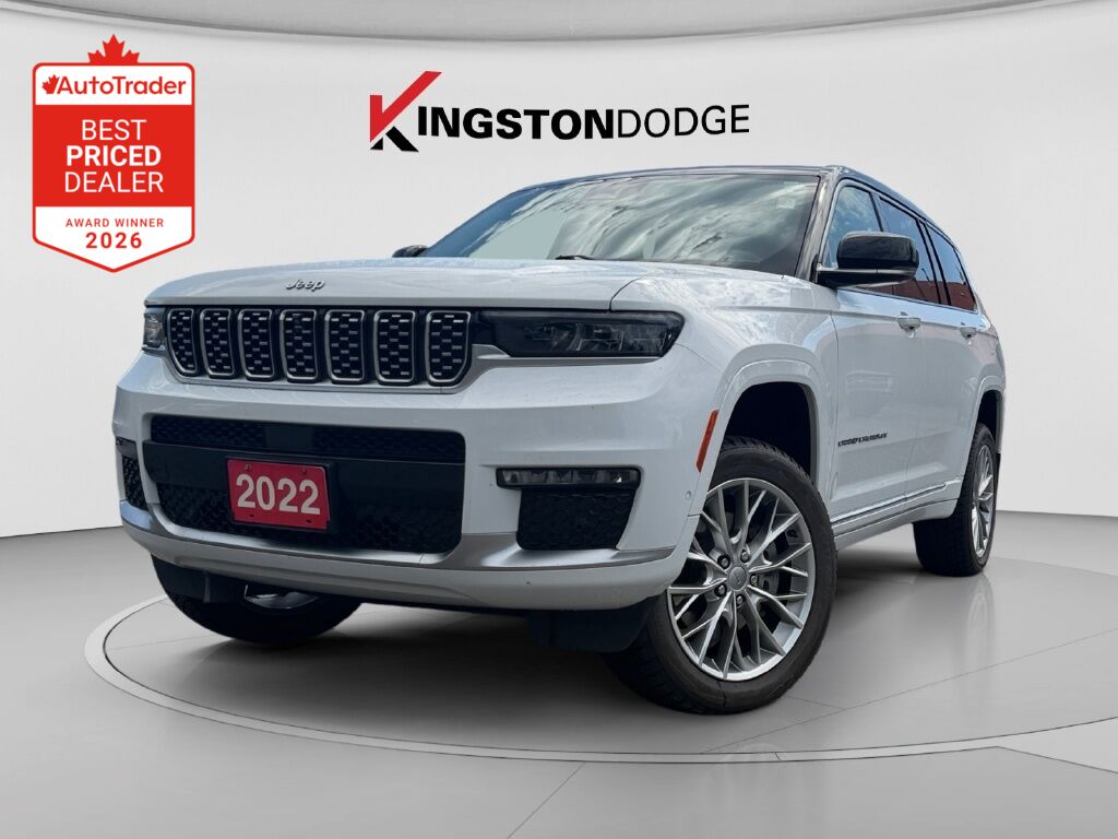 Bright White 2022 Jeep Grand Cherokee L SUV / Crossover Four-Wheel Drive 8-Speed Automatic