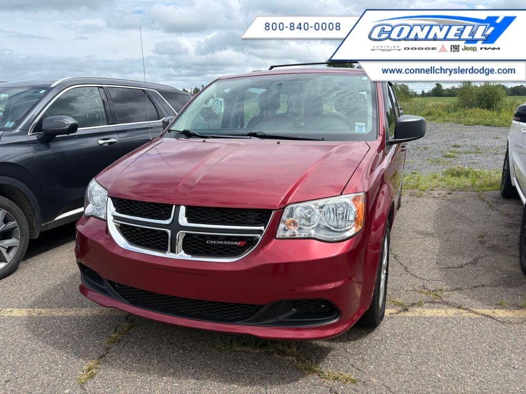 Red 2014 Dodge Grand Caravan Minivan Front-Wheel Drive 6-Speed Automatic