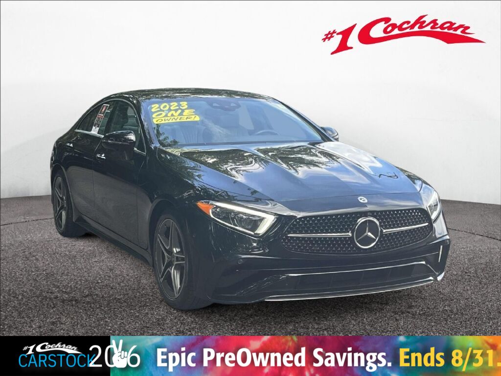 Black 2023 Mercedes-Benz CLS Coupe All-Wheel Drive 9-Speed Automatic