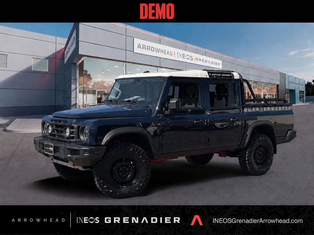 Britannia_Blue 2025 Ineos Quartermaster Pickup Truck Four-Wheel Drive 8-Speed Automatic