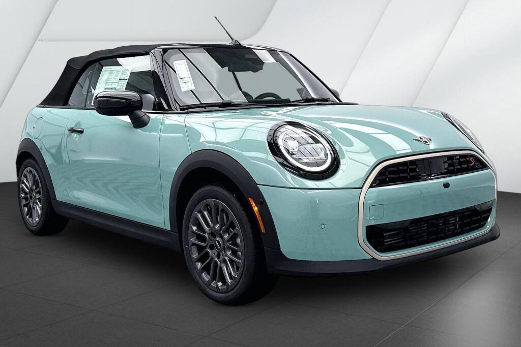 Ocean Wave Green Metallic 2026 MINI Cooper Convertible Front-Wheel Drive 7-Speed Dual Clutch