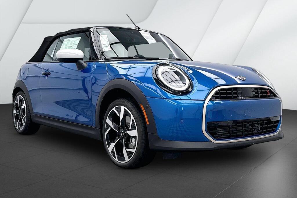 Icy Sunshine Blue Metallic 2026 MINI Cooper Convertible Front-Wheel Drive 7-Speed Dual Clutch