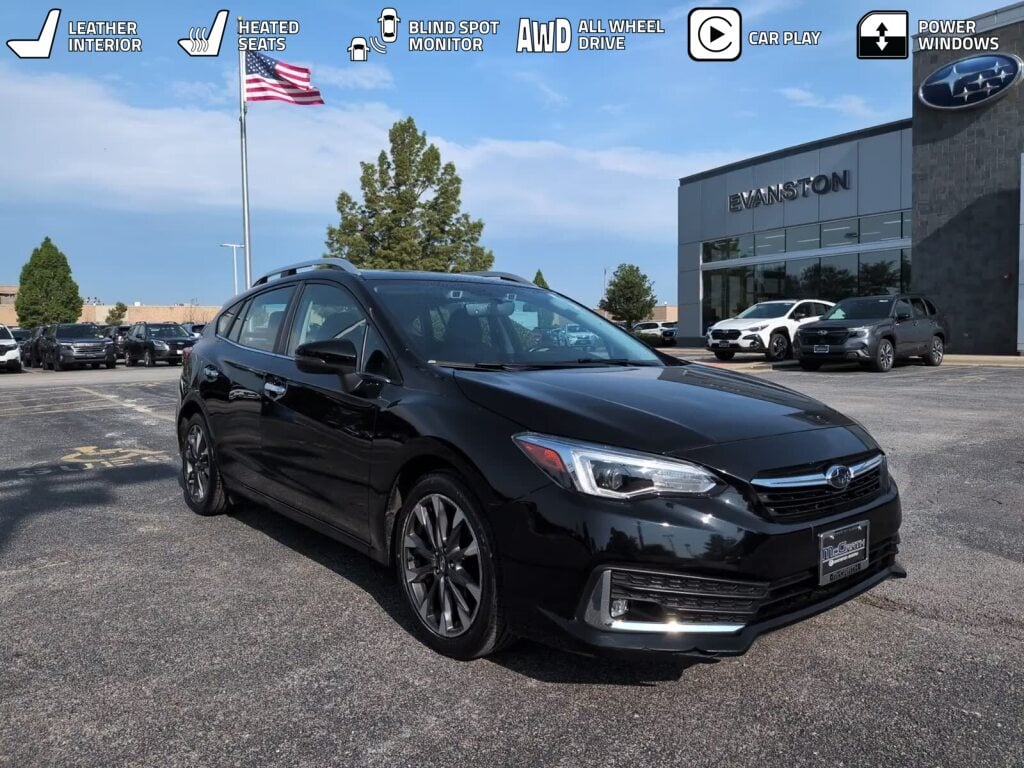 Crystal Black Silica 2020 Subaru Impreza Hatchback All-Wheel Drive Continuously Variable Transmission