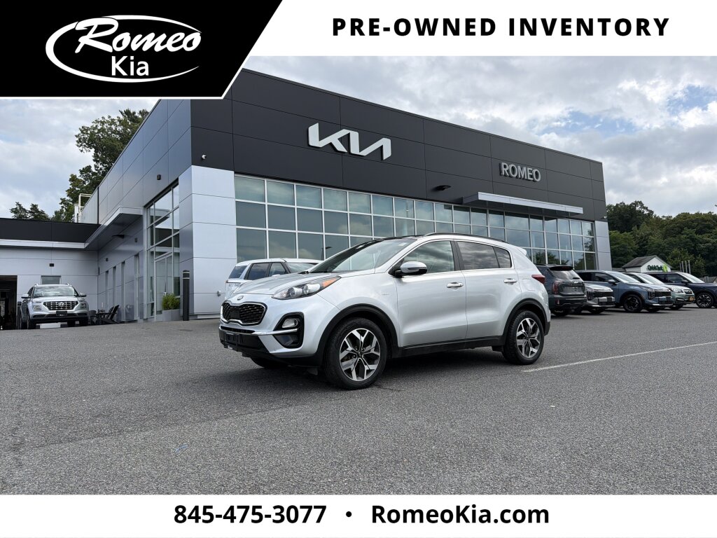 Sparkling Silver 2021 Kia Sportage SUV / Crossover All-Wheel Drive 6-Speed Automatic Overdrive